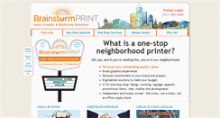 Desktop Screenshot of brainstormprint.com